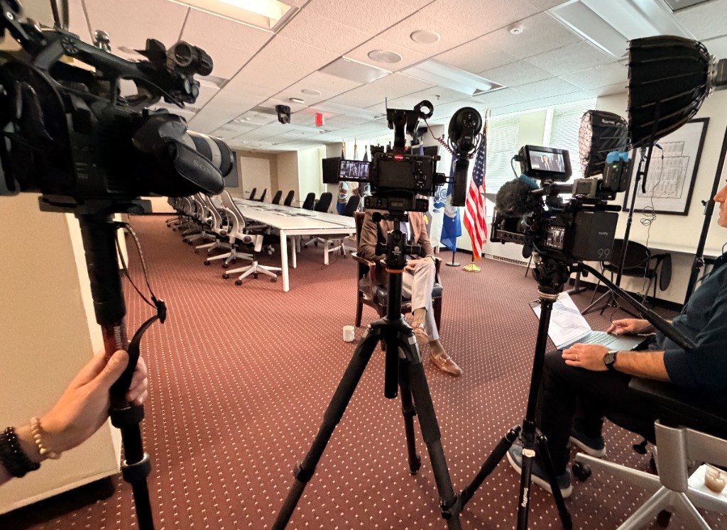 Executive boardroom documentary production for high-trust national organization